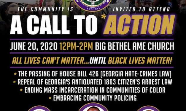Atlanta Omegas Host “A Call to Action” Community Event