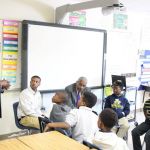 Bro. Archie Course tells the students about his career