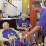 Eta Omega visits Arbor Terrace