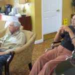 Eta Omega visits Arbor Terrace