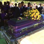 Family and friends gather for Bro. Dosh Jackson''s casket
